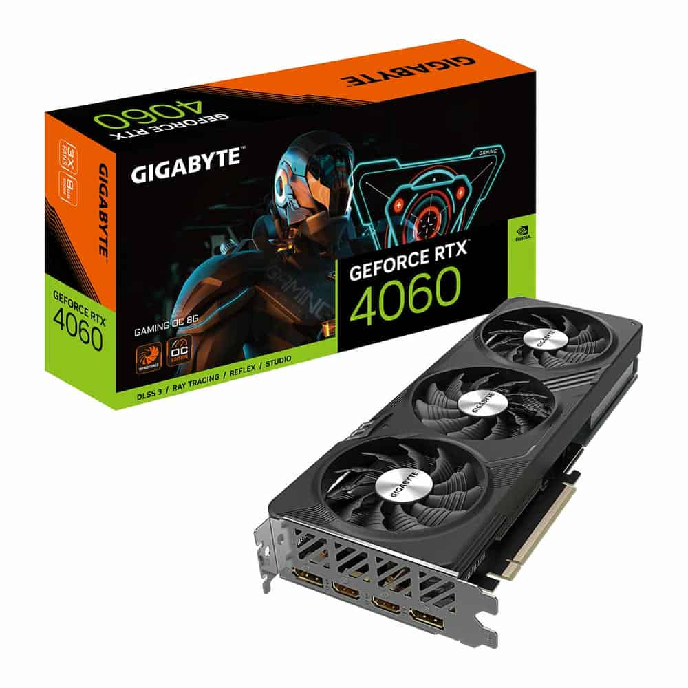 Gigabyte NVIDIA GeForce RTX 4060 8GB GAMING OC Ada Lovelace Graphics Card